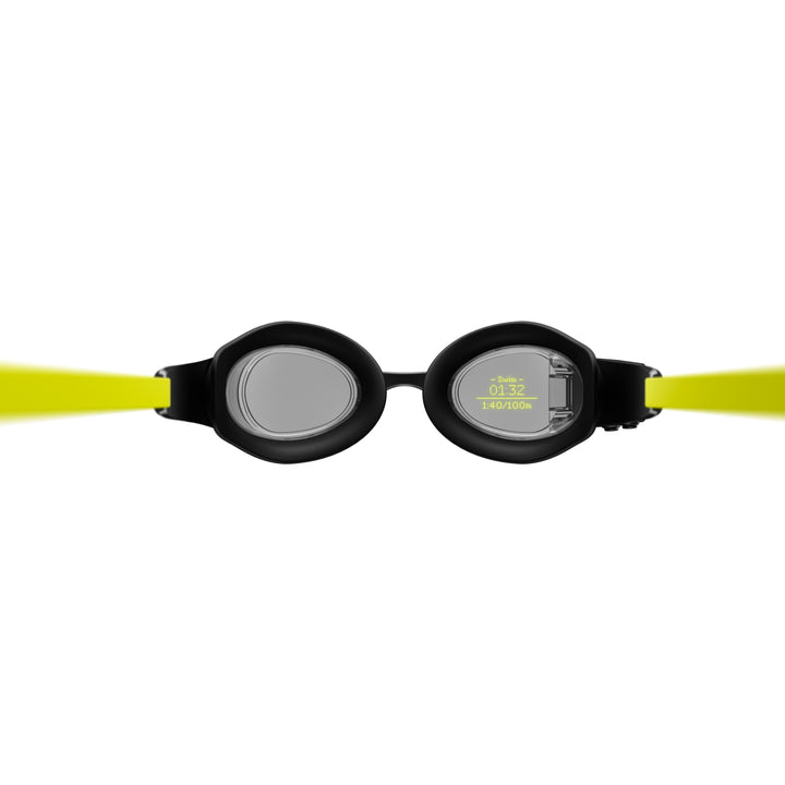 Form Swim Smart Swim 2 LT Swimming Goggles (Black/Yellow)