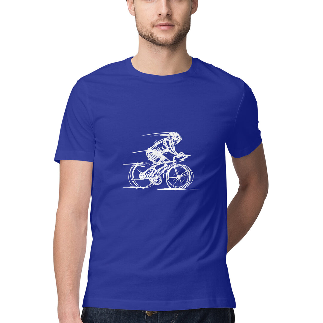 Sport Canvas Bike Sketch Classic Fit Unisex T-Shirt