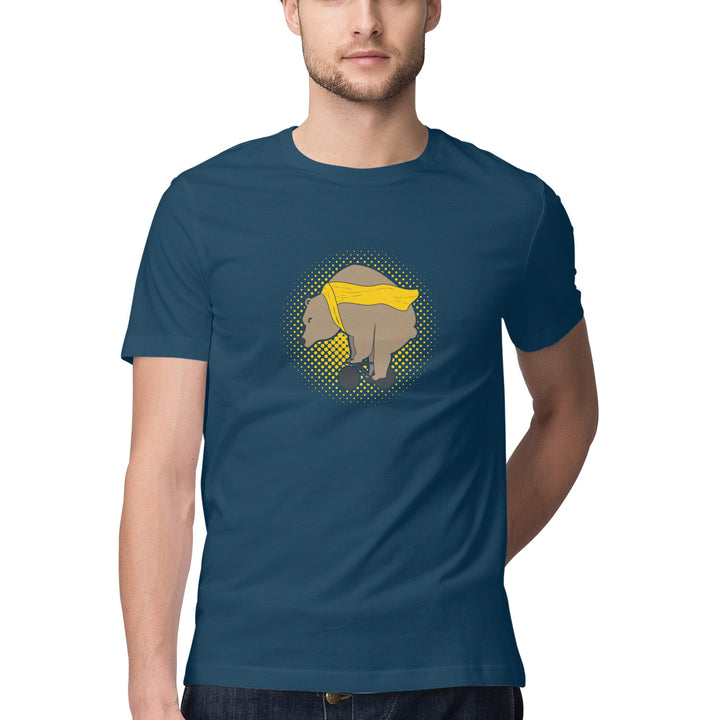 Sport Canvas Bear On Bike  Classic Fit Unisex T-Shirt