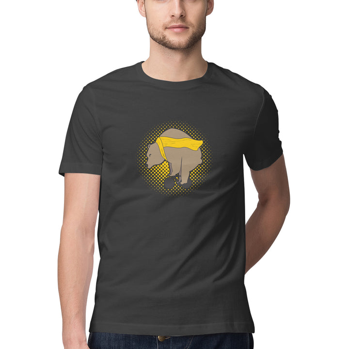 Sport Canvas Bear On Bike  Classic Fit Unisex T-Shirt