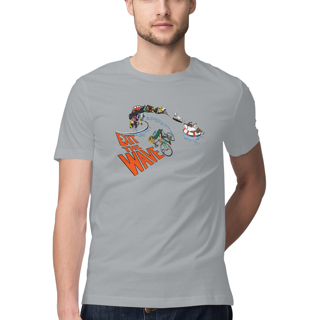 Sport Canvas Exit The Wave Classic Fit Unisex T-Shirt