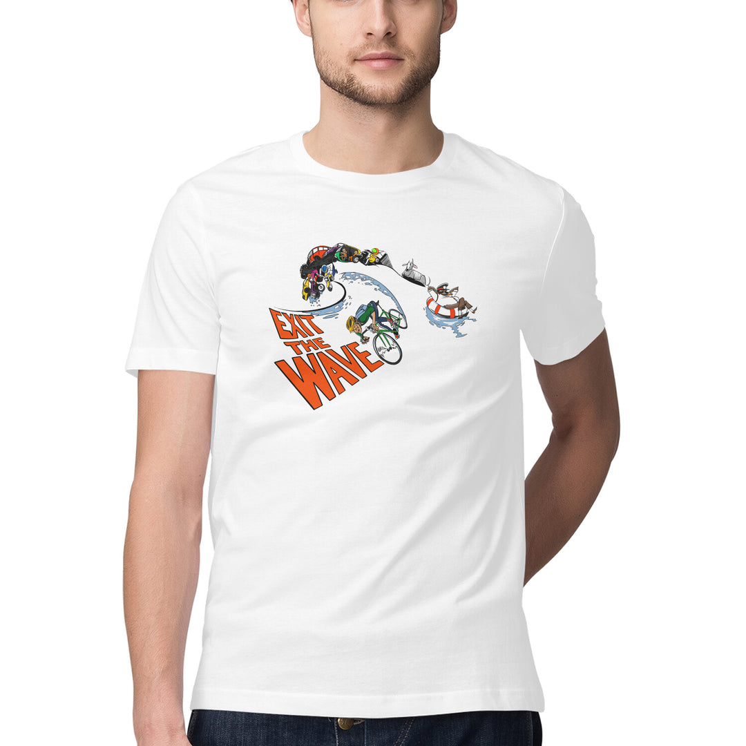 Sport Canvas Exit The Wave Classic Fit Unisex T-Shirt