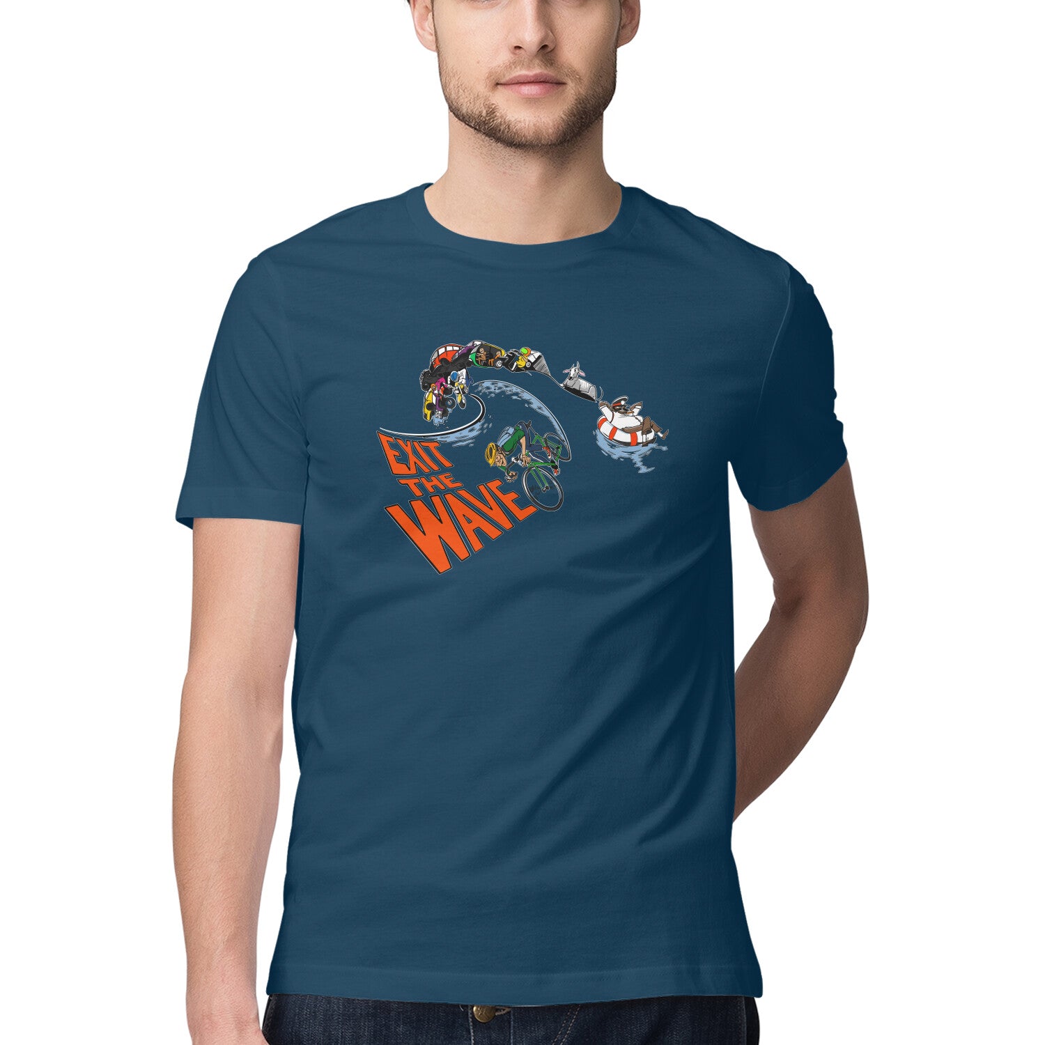 Sport Canvas Exit The Wave Classic Fit Unisex T-Shirt