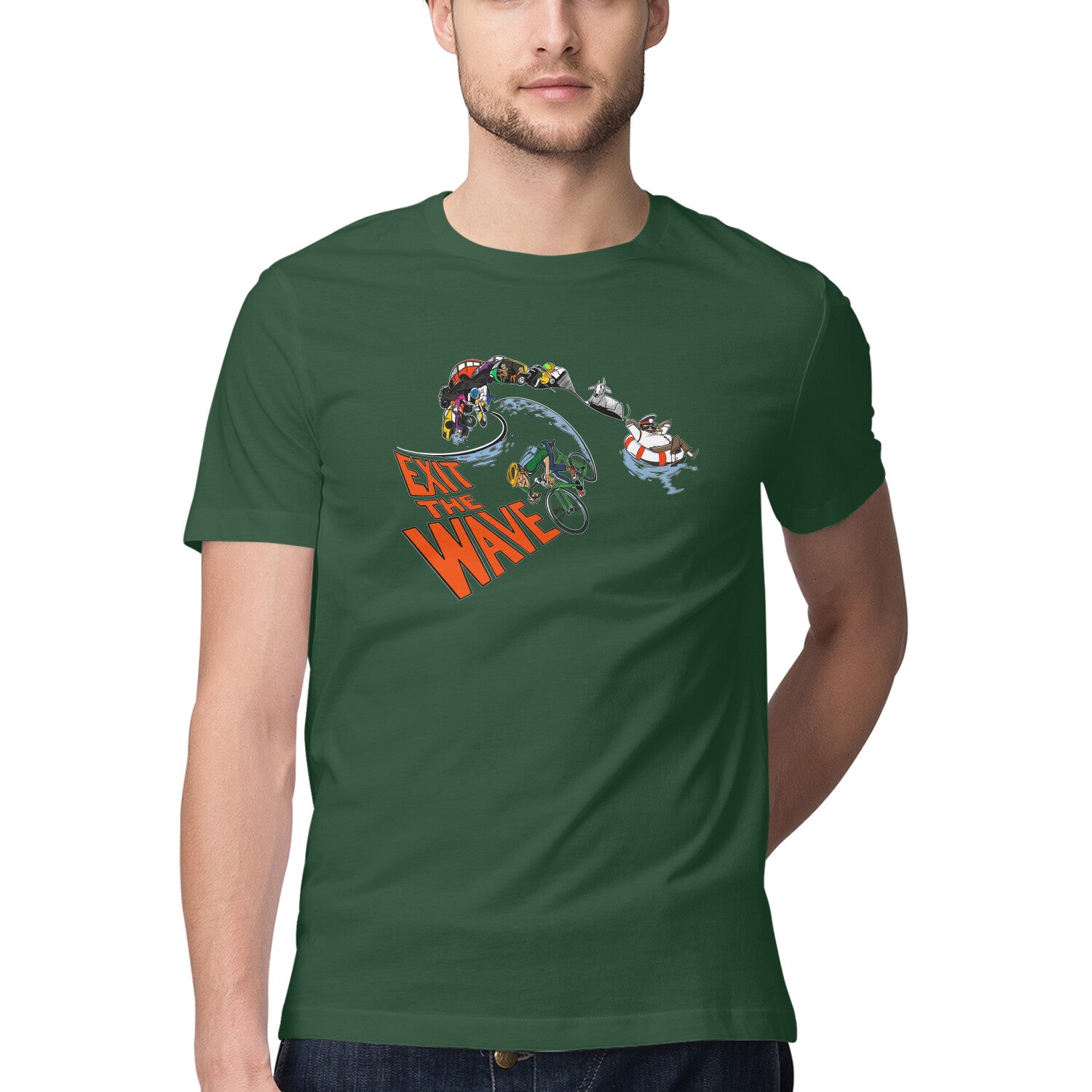 Sport Canvas Exit The Wave Classic Fit Unisex T-Shirt