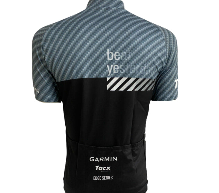 Garmin Men's Cycling Jersey (Black/Silver Reflective) - BUMSONTHESADDLE