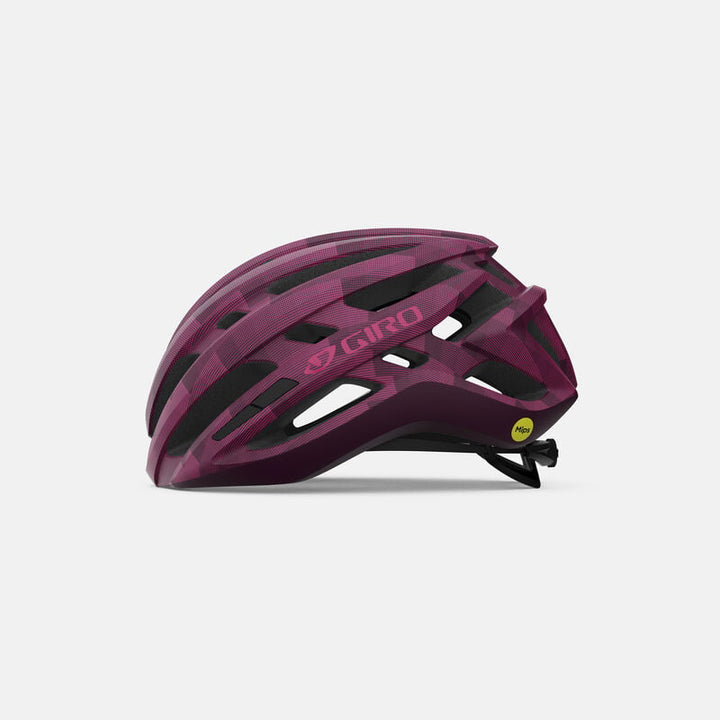 Giro Agilis MIPS Road Cycling Helmet (Matte Dark Cherry Towers)