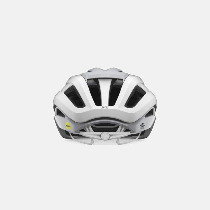 Giro Aries Spherical MIPS Road Cycling Helmet (Matte White) - BUMSONTHESADDLE