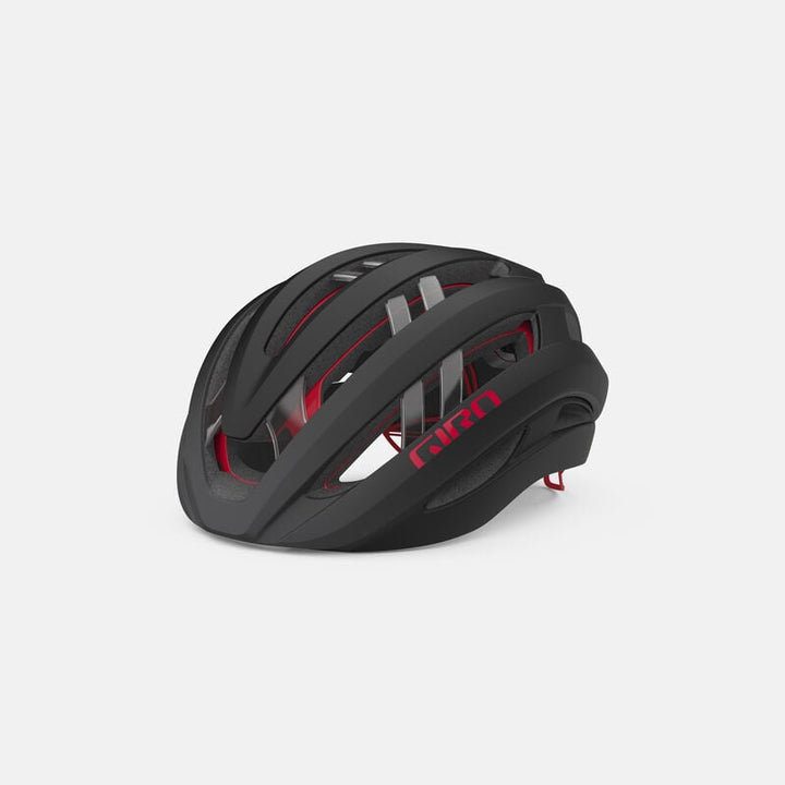 Giro Aries Spherical MIPS Road Cycling Helmet (Matte Carbon/Red)
