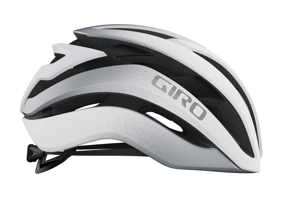 Giro Cielo MIPS Road Cycling Helmet (Matte White/Silver Fade) - BUMSONTHESADDLE