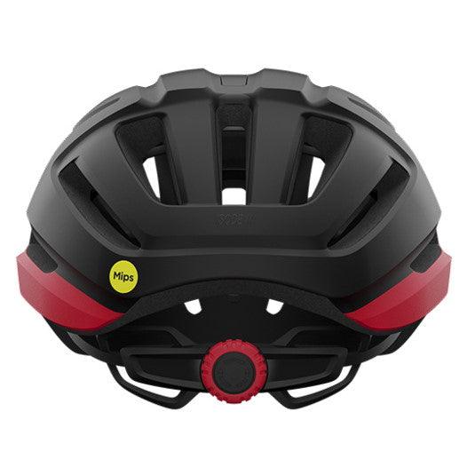 Giro Isode II MIPS Road Cycling Helmet (Matte Black/Red) - BUMSONTHESADDLE