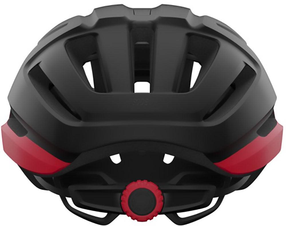 Giro Isode II Road Cycling Helmet (Matte Black/Red) - BUMSONTHESADDLE
