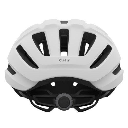 Giro Isode II Road Cycling Helmet (Matte White/Charcoal) - BUMSONTHESADDLE