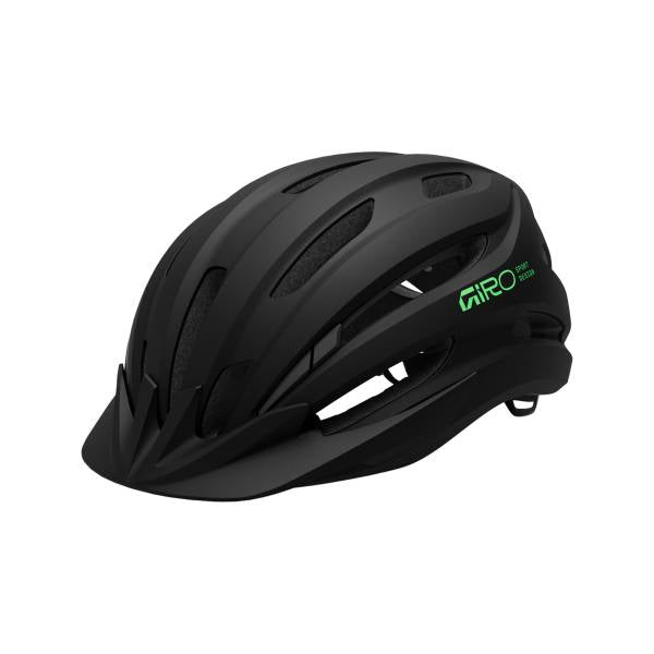 Giro Register II Kids Road Cycling Helmet (Matte Black/Vivid Green)