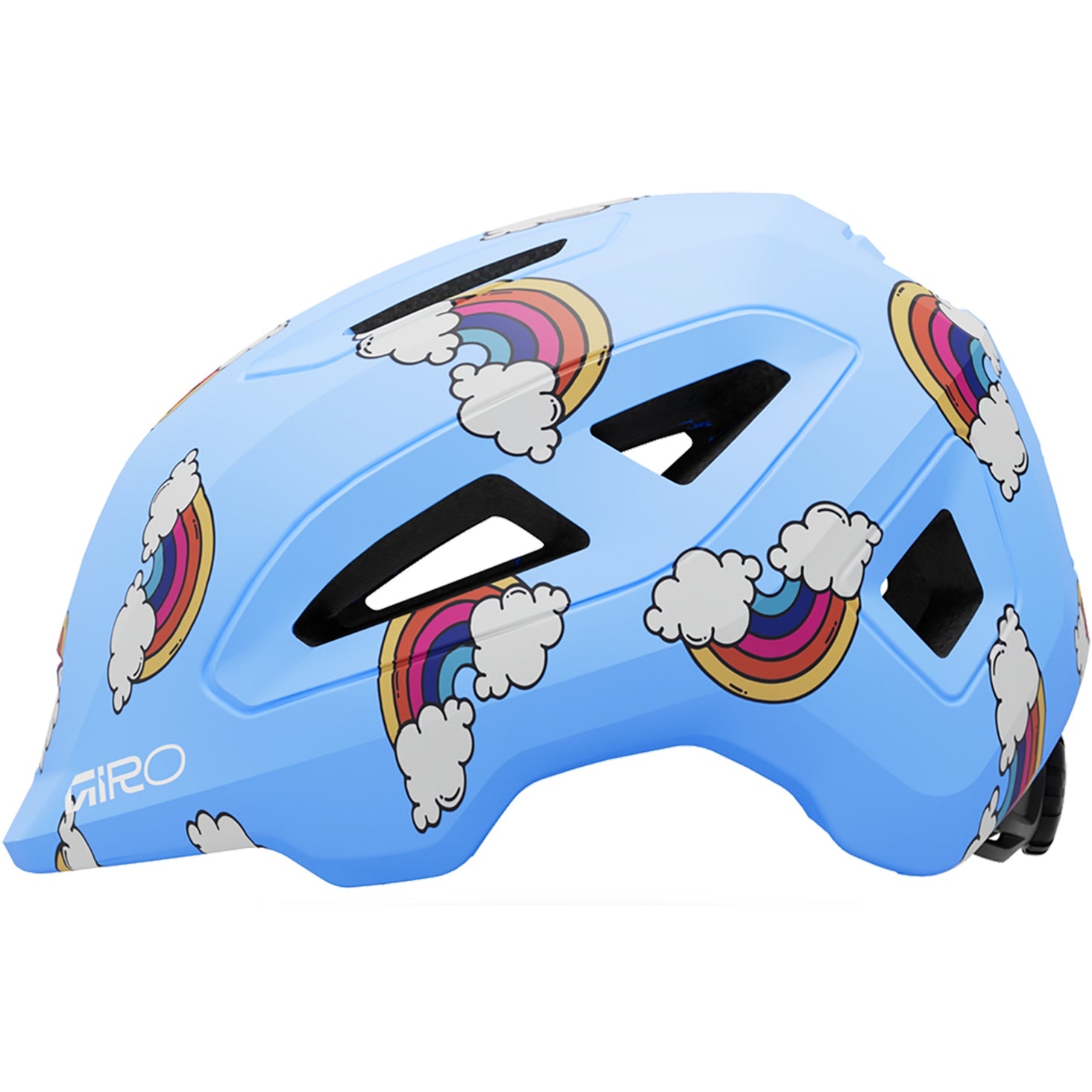 Giro Scamp II Kids Road Cycling Helmet (Matte Multi Rainbow)