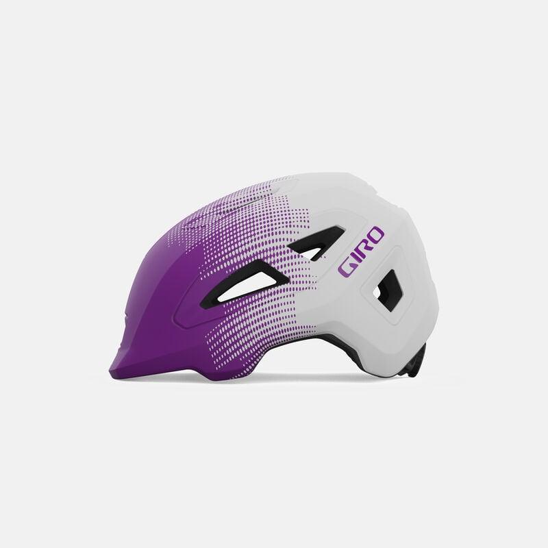 Giro Scamp II Kids Cycling Helmet (Matte Purple Towers) - BUMSONTHESADDLE