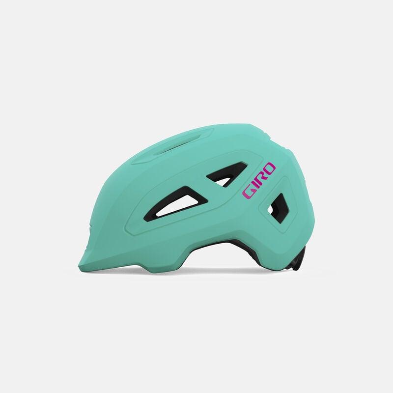 Giro Scamp II Kids Cycling Helmet (Matte Screaming Teal/Bright Pink) - BUMSONTHESADDLE