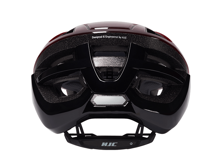HJC Bellus Road Cycling Helmet (Matte Glossy Red Black) - BUMSONTHESADDLE