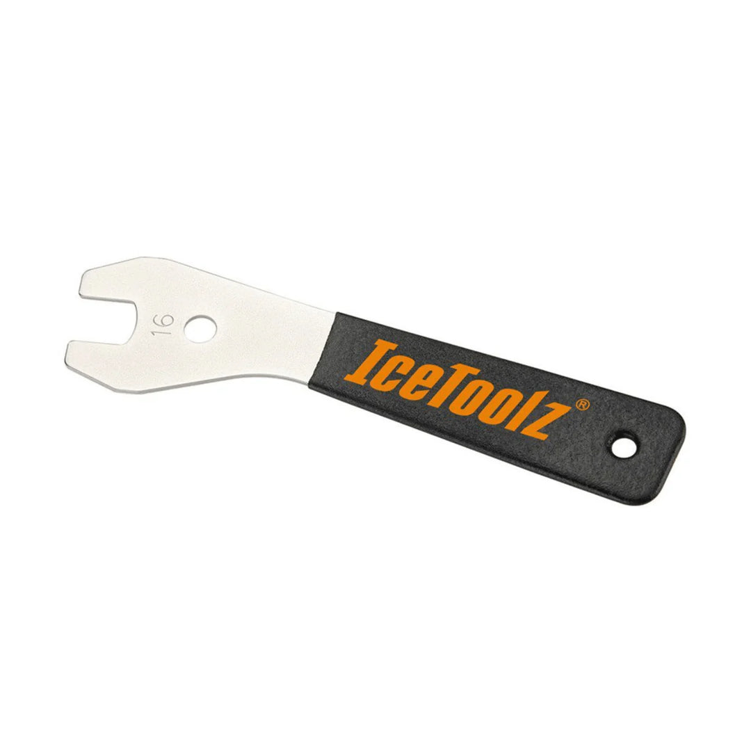 IceToolz 4716 Cone Wrench 16mm w/ Handle 20cm