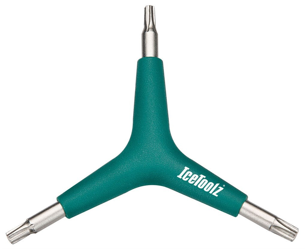 IceToolz 70T2 Star Key Wrench (Silver/Green) – BUMSONTHESADDLE