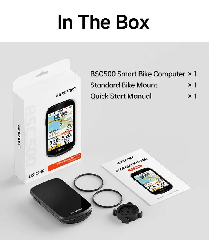 iGPSport BSC500 Cyclocomputer (Black)