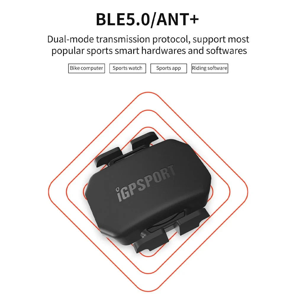 iGPSport CAD70 Dual Mode Cadence Sensor (Black)