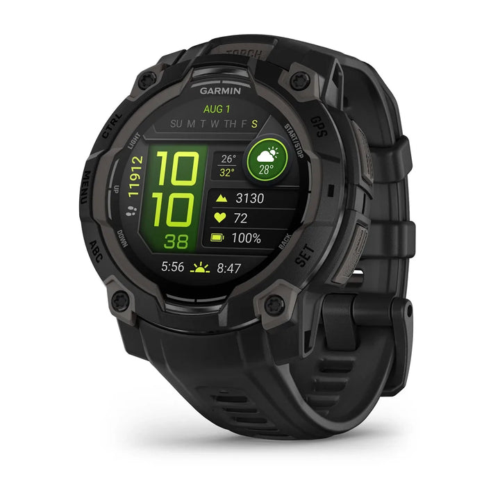 Garmin Instinct 3 Smart Watch (Black/Black Band)