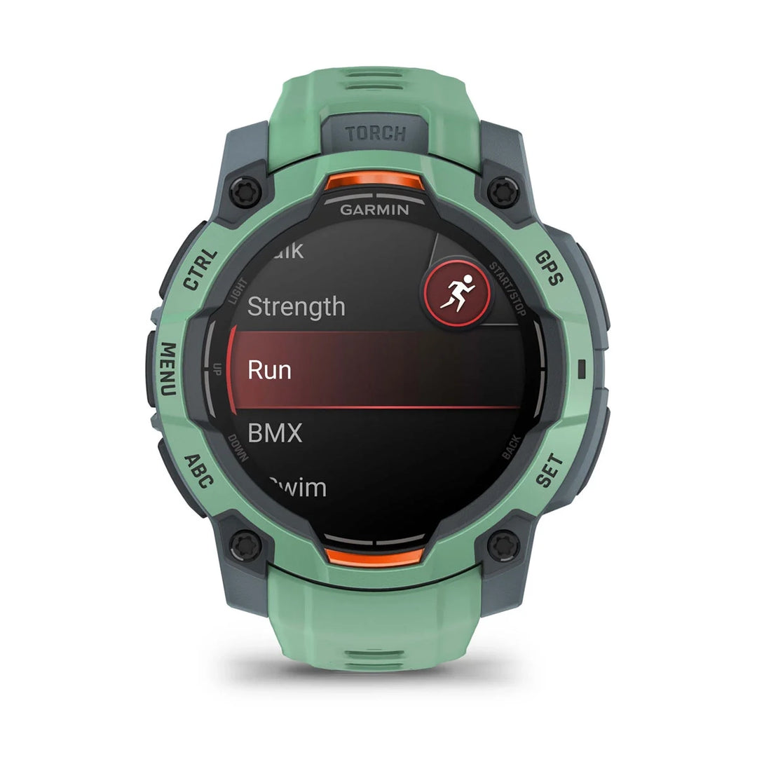 Garmin Instinct 3 Amoled Smart Watch (Neotropic/Neotropic Band)