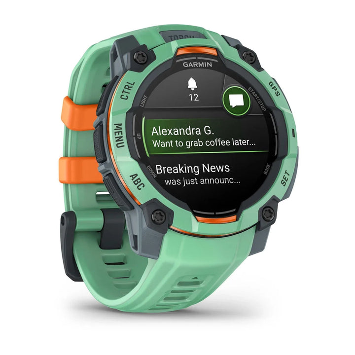 Garmin Instinct 3 Amoled Smart Watch (Neotropic/Neotropic Band)