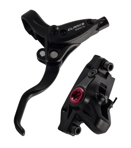 [Open Box] Clarks M2 Post Mount Hydraulic Disc Brake (Black/Red)