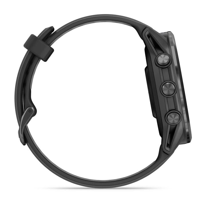 Garmin Forerunner 970 Smart Watch (Carbon Grey DLC Titanium/Black Case/Black/Translucent Whitestone Band)