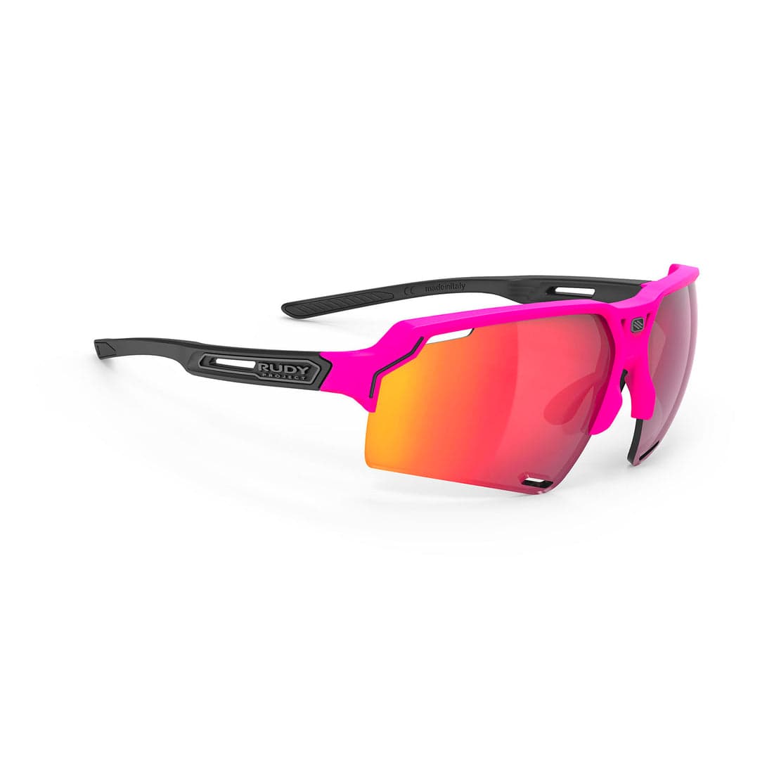 Rudy Project Deltabeat Sport Sunglasses (Pink Flue/Black Matte)
