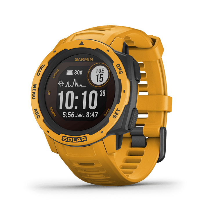 Garmin Instinct Solar Smart Watch (Sunbrust)