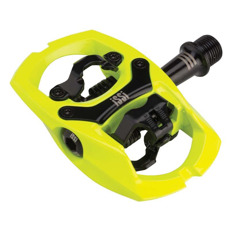 iSSi Trail III Clipless MTB Pedals (Hi Vis Yellow) - BUMSONTHESADDLE