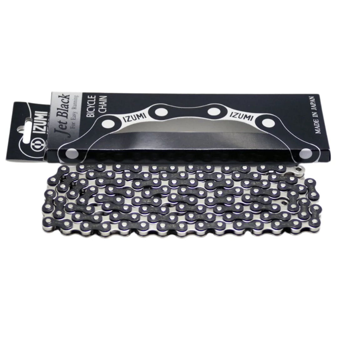 Izumi JetBlack 1/2 x 3/32 6 Speed Chain (Black)