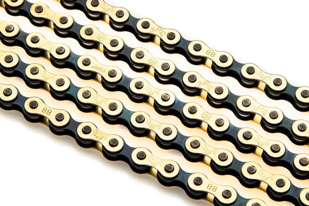 Izumi V Super Toughness 1/2x1/8  Single Speed Chain (Gold/Black)