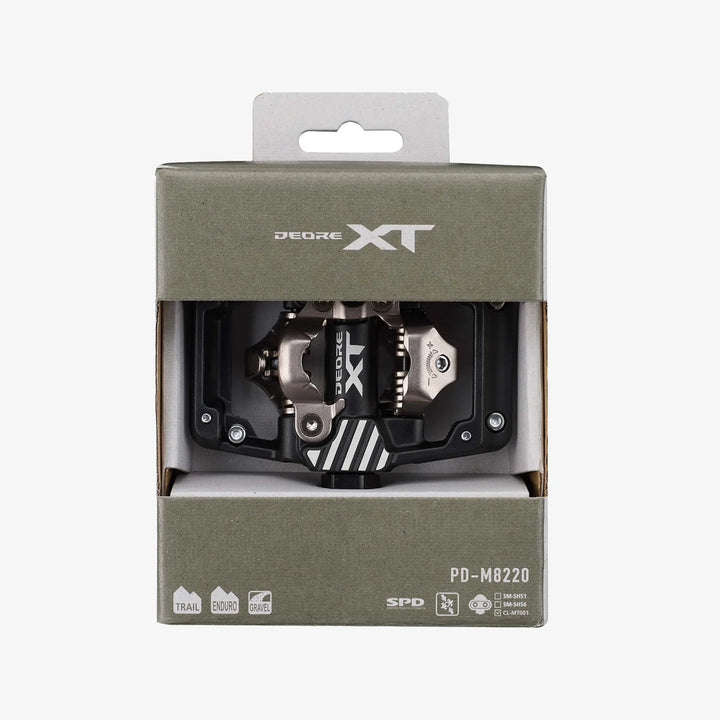 Shimano Deore XT PD-M8220 Clipless Pedal (Black/Silver)