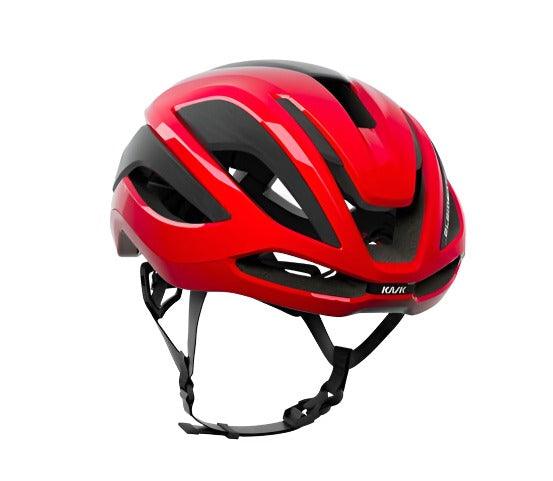 Kask Elemento Road Cycling Helmet (Red) - BUMSONTHESADDLE