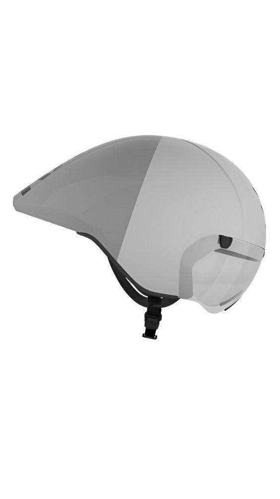 Kask Mistral Aero Road Cycling Helmet (White/Silver) - BUMSONTHESADDLE