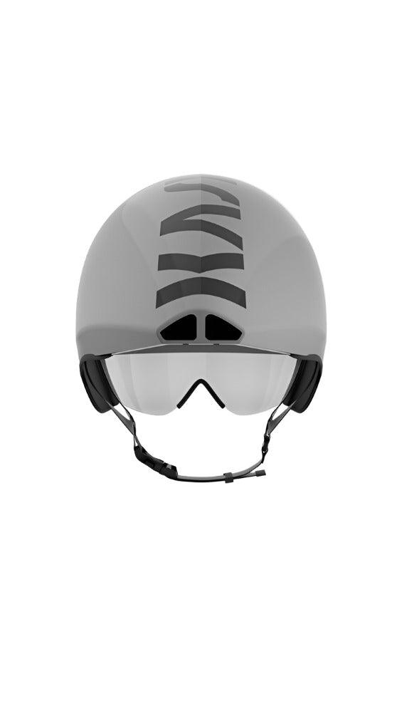 Kask Mistral Aero Road Cycling Helmet (White/Silver) - BUMSONTHESADDLE