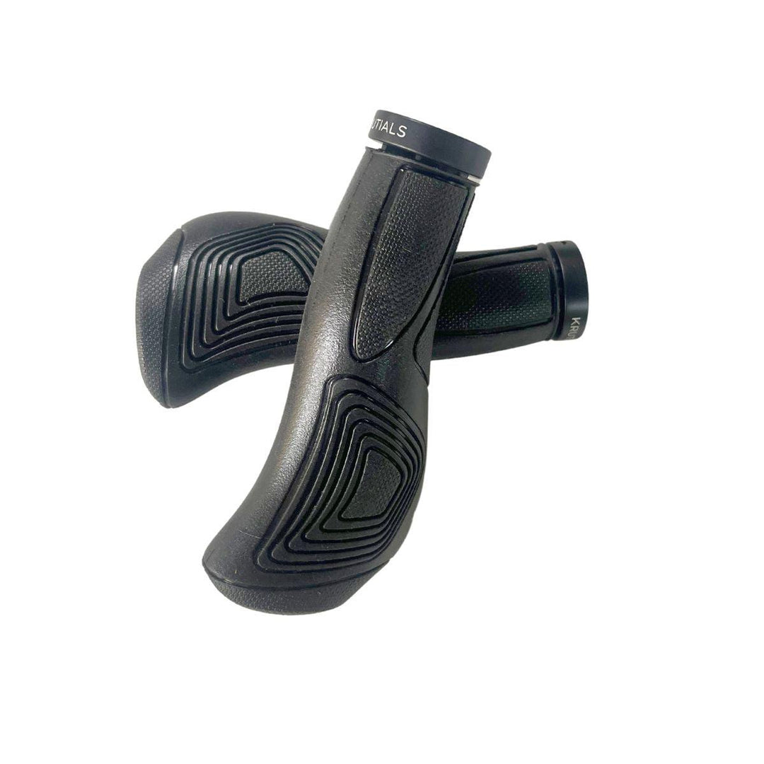 Krutials KRHG-03 Handelbar Grips (Black) - BUMSONTHESADDLE