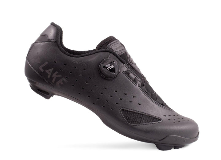 Lake CX177 Road Cycling Shoes (Black) - BUMSONTHESADDLE