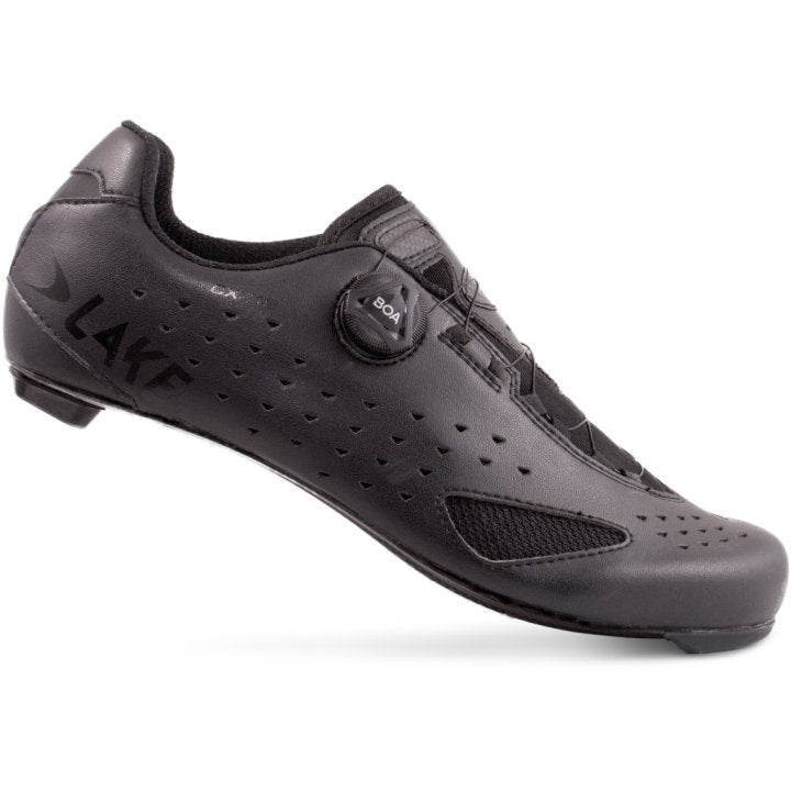 Lake CX219-X Wide Cycling Shoe (Black/Black)