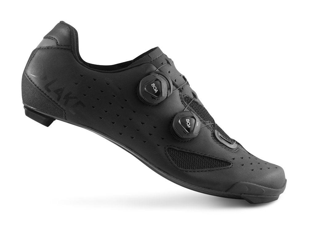 Lake CX238 Road Cycling Shoes (Black) - BUMSONTHESADDLE