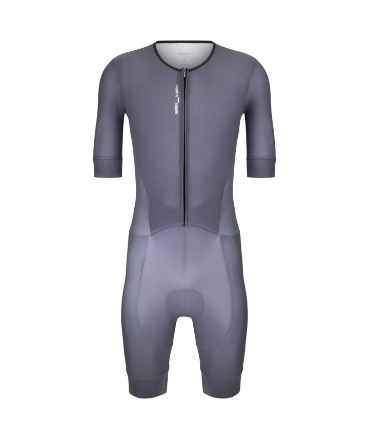 Santini Leaf Men's Triathlon Suit (Grey)