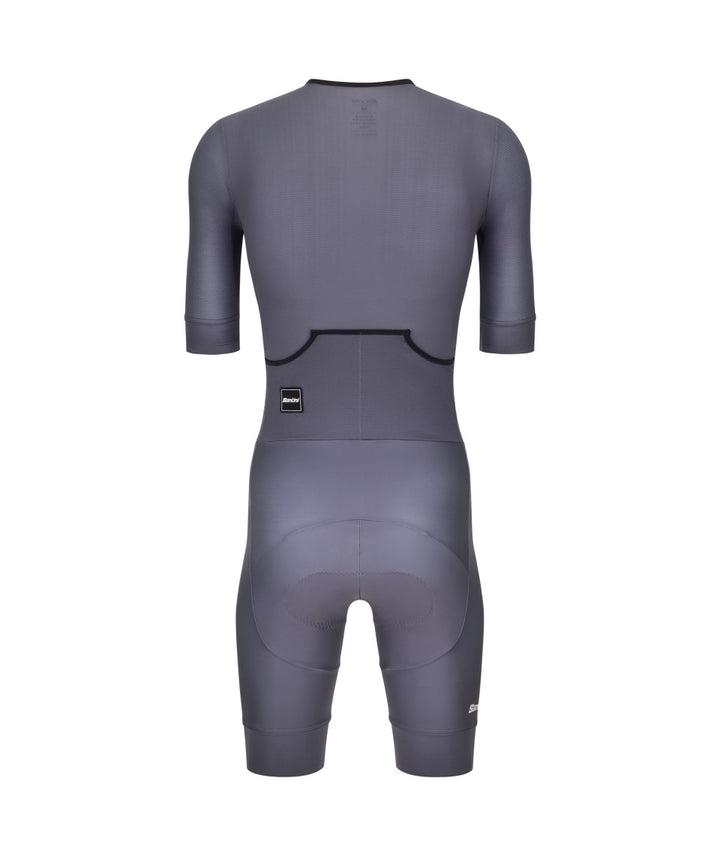 Santini Leaf Men's Triathlon Suit (Grey)