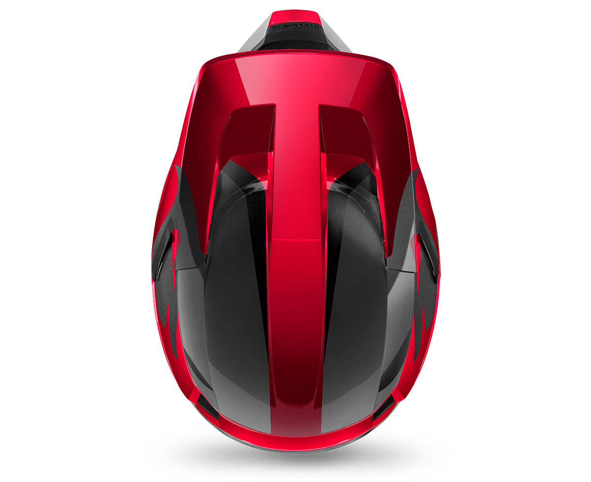 Bluegrass Legit MTB Cycling Helmet (Black Red Metallic)