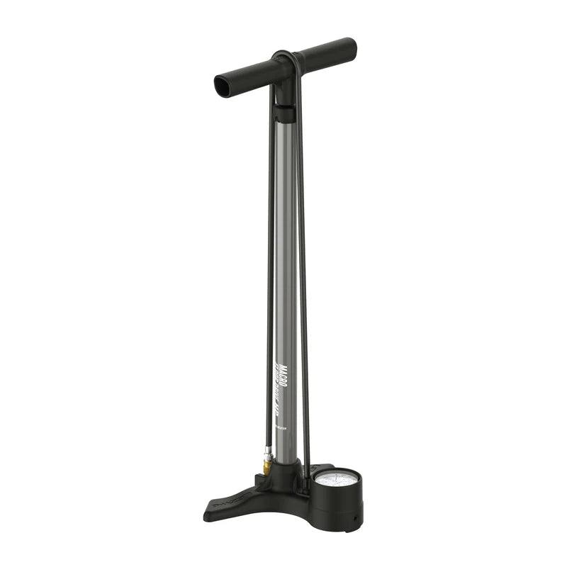Lezyne Macro Drive High Pressure ABS Floor Pump (Flat Grey) - BUMSONTHESADDLE