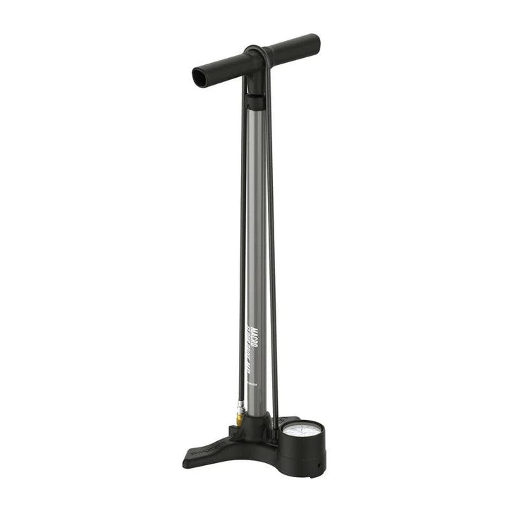 Lezyne Macro Drive High Pressure ABS Floor Pump (Flat Grey) - BUMSONTHESADDLE