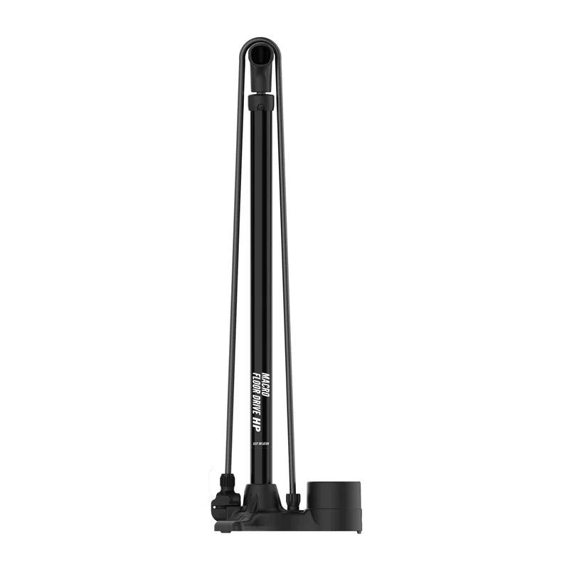 Lezyne Macro Drive High Pressure Dual Valve Floor Pump (Flat Black) - BUMSONTHESADDLE