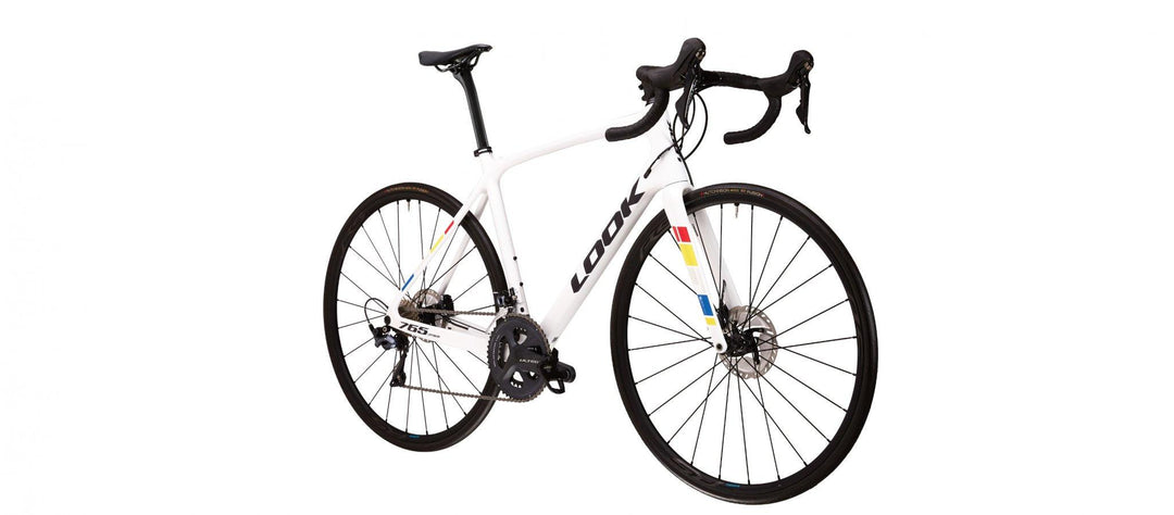 Look 765 Optimum Disc Brake (Proteam White Glossy) - BUMSONTHESADDLE